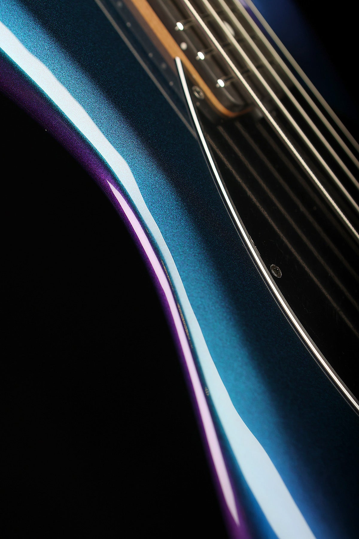 Ernie Ball Music Man Dark Ray 5 Sapphire Iris Limited Edition - Bass Centre Music Store Melbourne