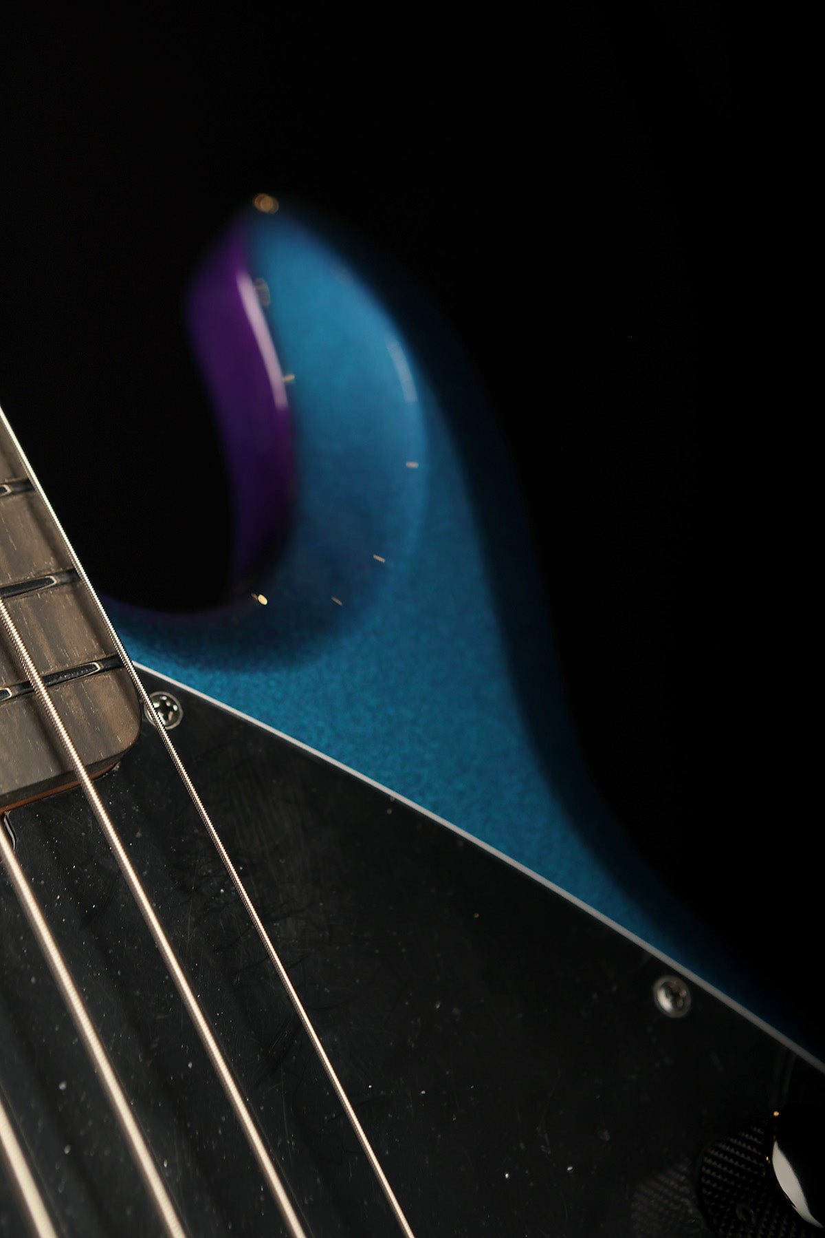 Ernie Ball Music Man Dark Ray 5 Sapphire Iris Limited Edition - Bass Centre Music Store Melbourne