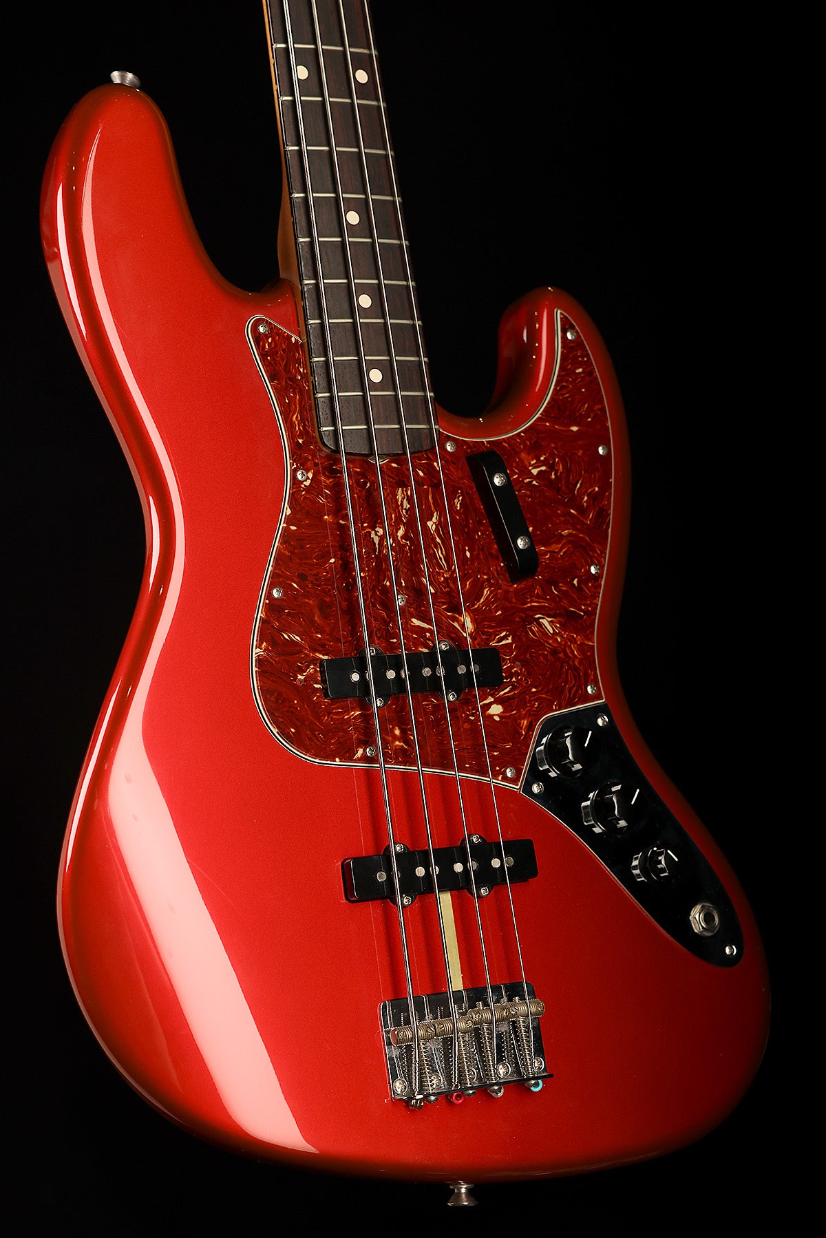 Fender Custom Shop 1960 Jazz Bass, Candy Apple Red - Bass Centre Music Store Melbourne