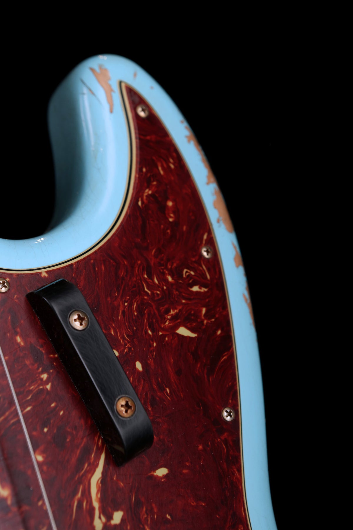 Fender Custom Shop 1961 Jazz Bass Relic Daphne Blue - Bass Centre Music Store Melbourne