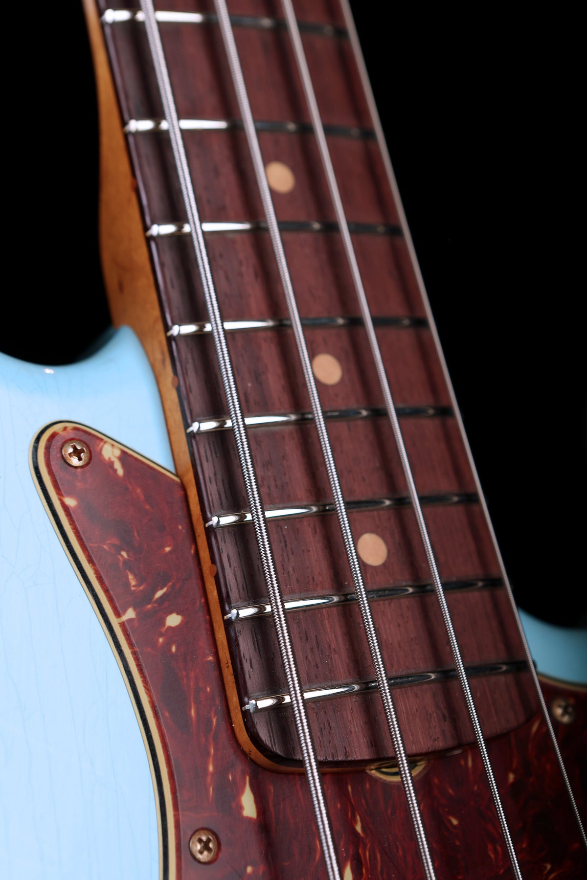 Fender Custom Shop 1961 Jazz Bass Relic Daphne Blue - Bass Centre Music Store Melbourne