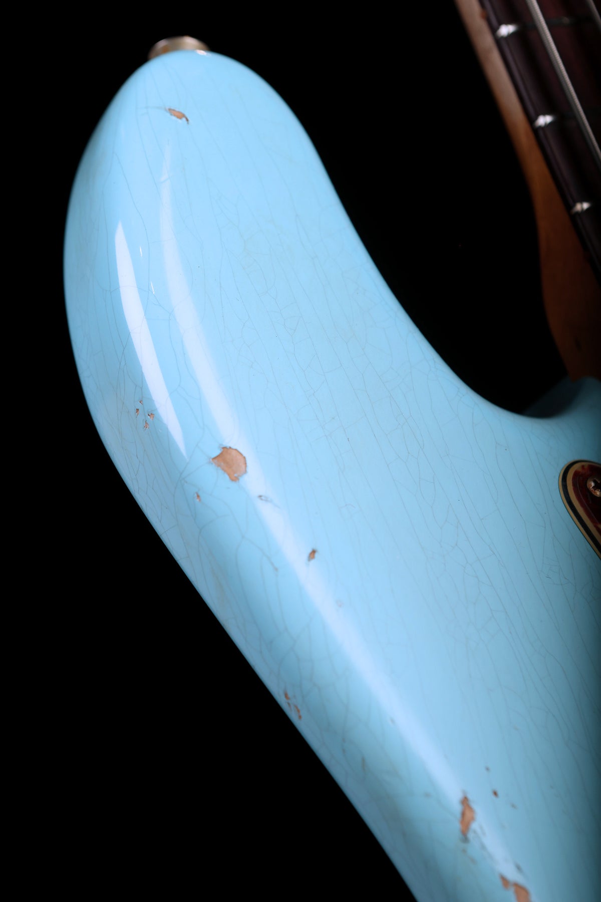 Fender Custom Shop 1961 Jazz Bass Relic Daphne Blue - Bass Centre Music Store Melbourne