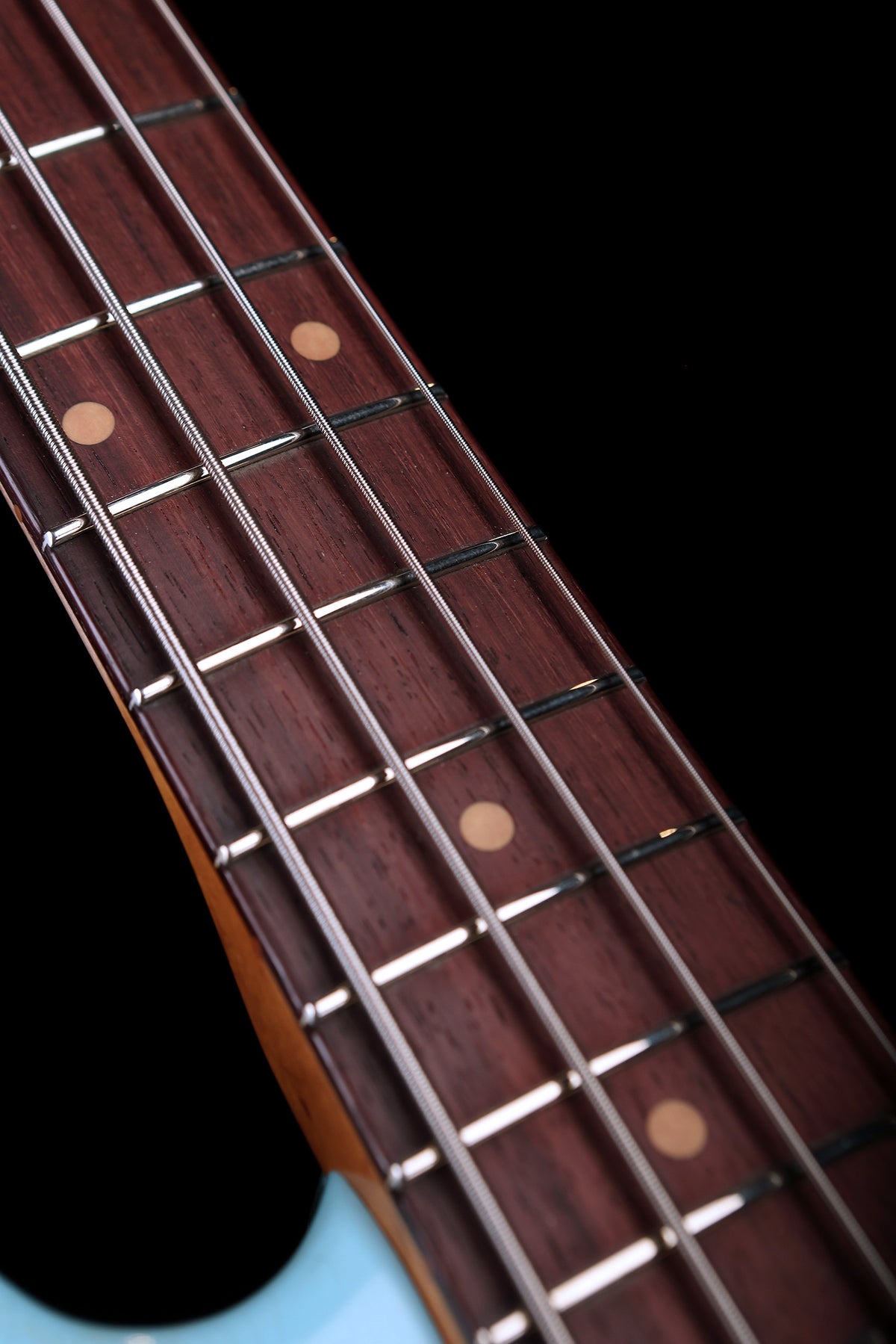 Fender Custom Shop 1961 Jazz Bass Relic Daphne Blue - Bass Centre Music Store Melbourne