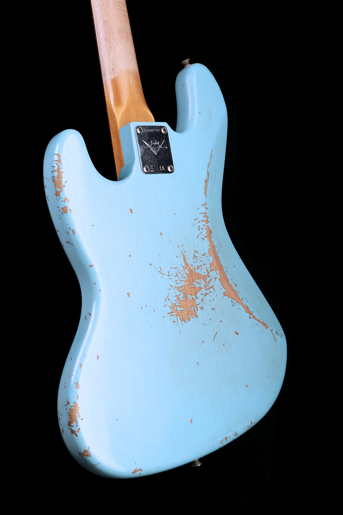 Fender Custom Shop 1961 Jazz Bass Relic Daphne Blue - Bass Centre Music Store Melbourne