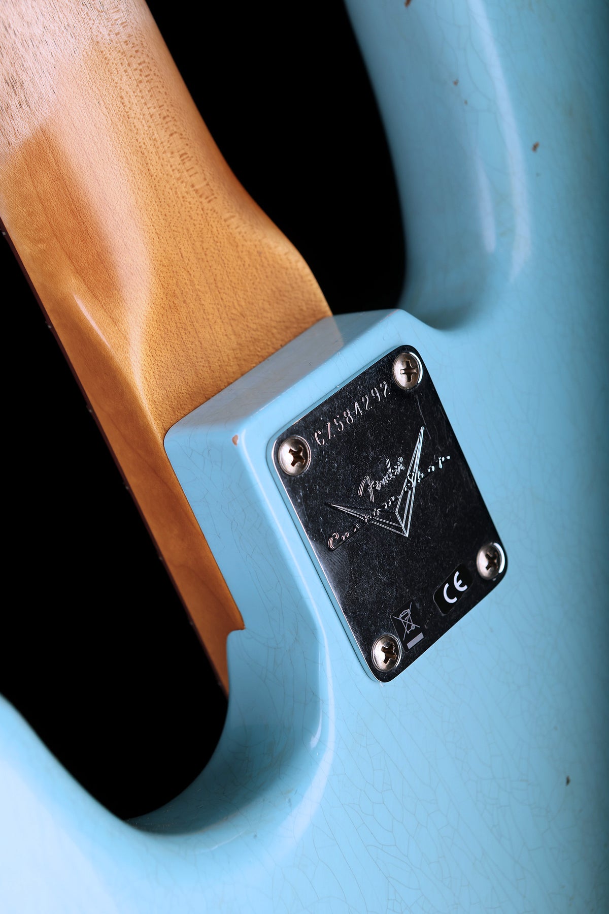 Fender Custom Shop 1961 Jazz Bass Relic Daphne Blue - Bass Centre Music Store Melbourne