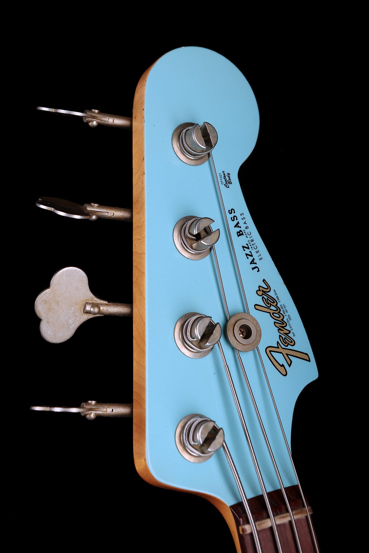 Fender Custom Shop 1961 Jazz Bass Relic Daphne Blue - Bass Centre Music Store Melbourne