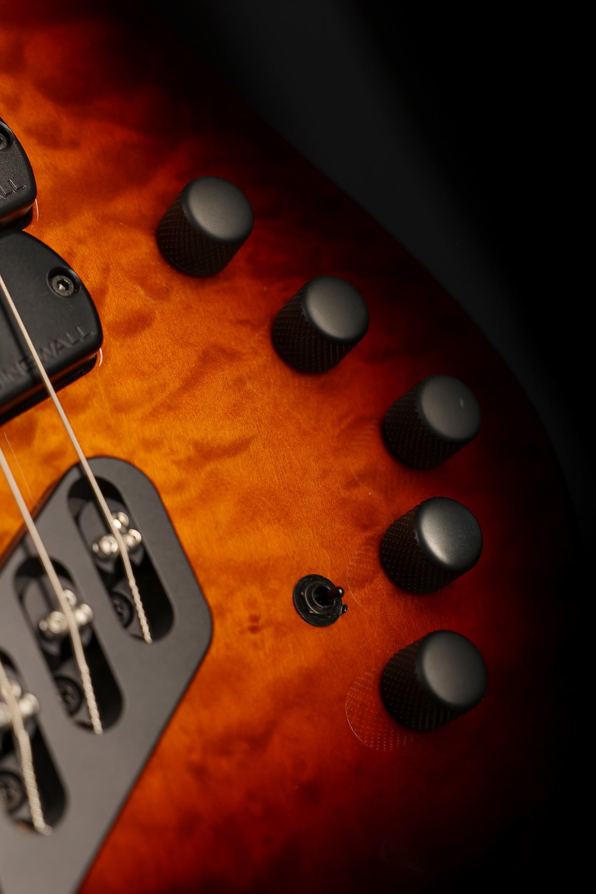 Dingwall Combustion 5 Quilt Top, 3X, Maple FB, Vintage Burst - Bass Centre Music Store Melbourne