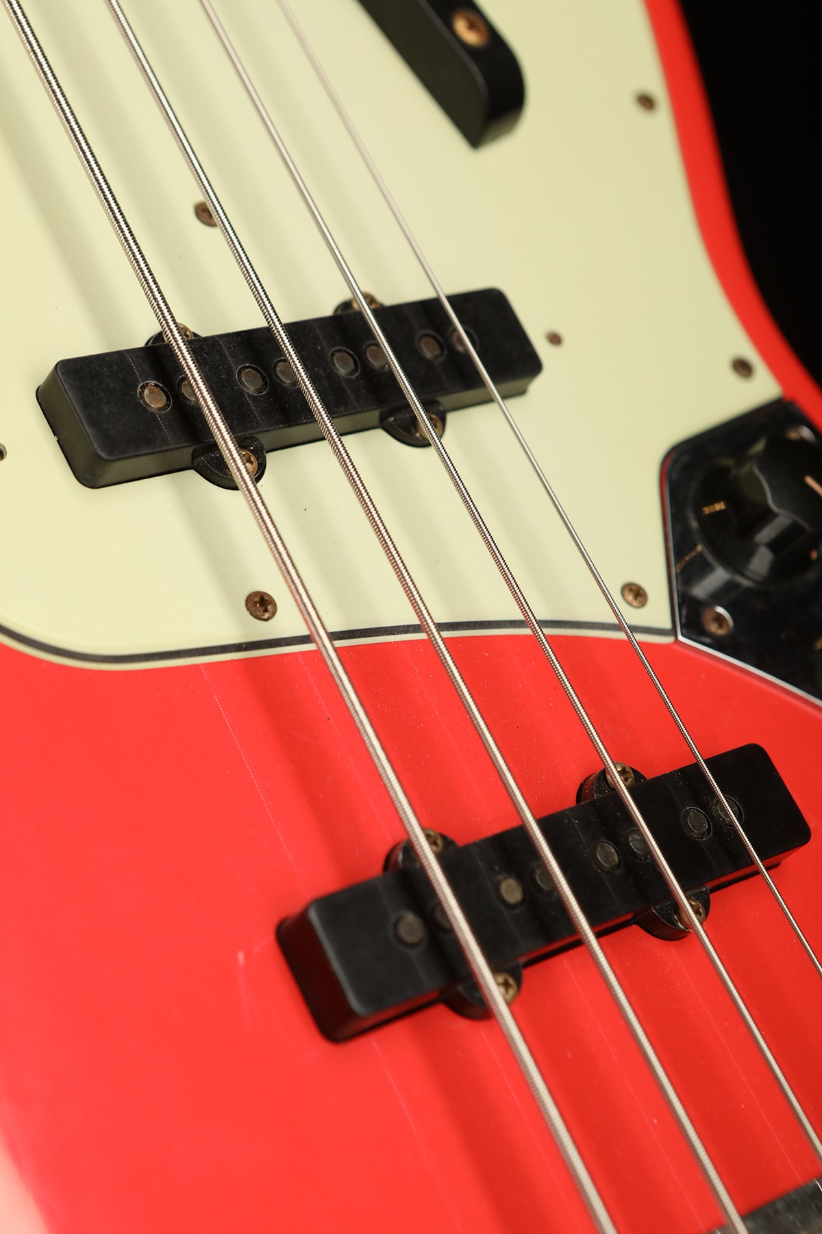 Fender Custom Shop LTD 64 Jazz Bass, Aged Fiesta Red, Journeyman Relic - Bass Centre Music Store Melbourne