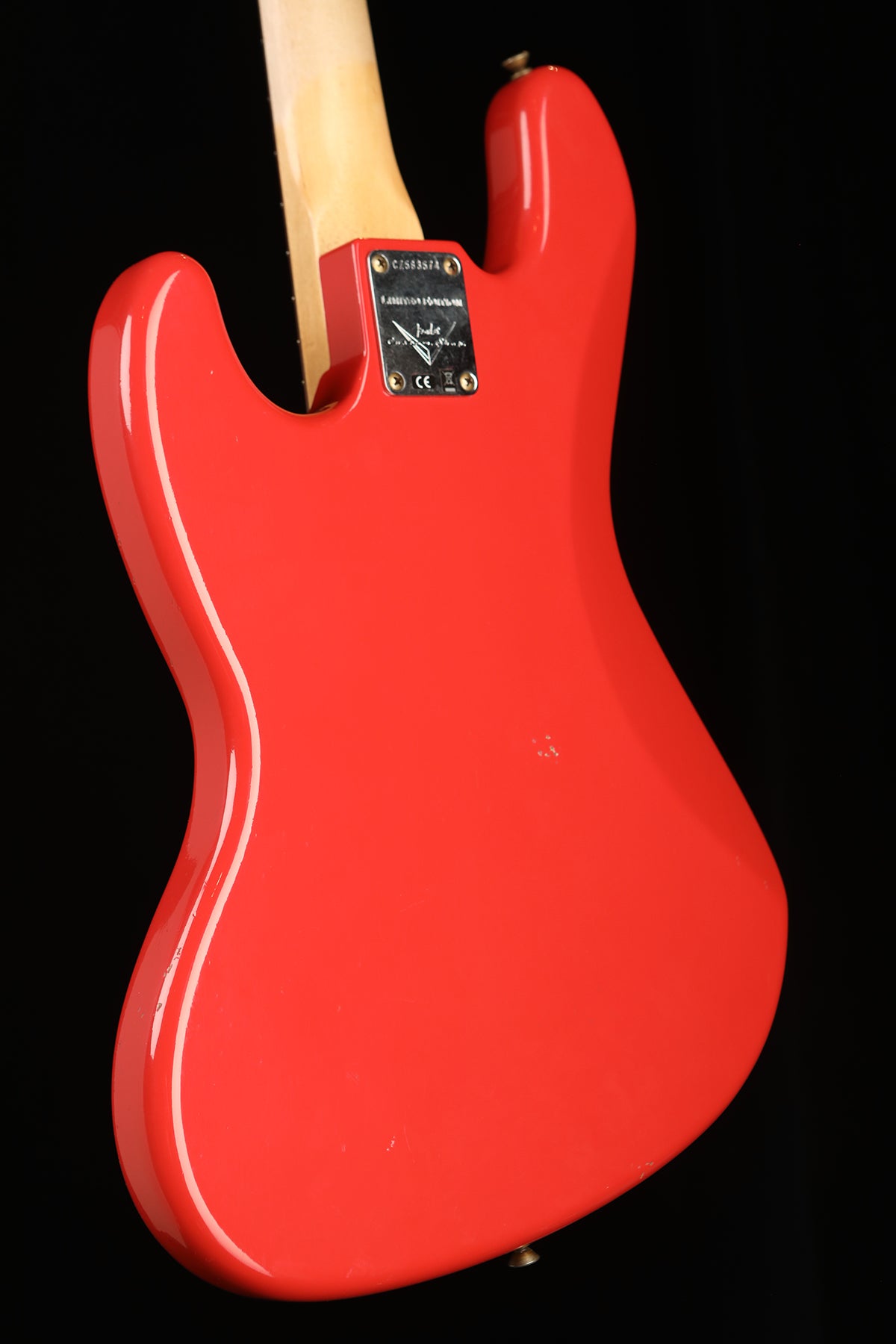 Fender Custom Shop LTD 64 Jazz Bass, Aged Fiesta Red, Journeyman Relic - Bass Centre Music Store Melbourne