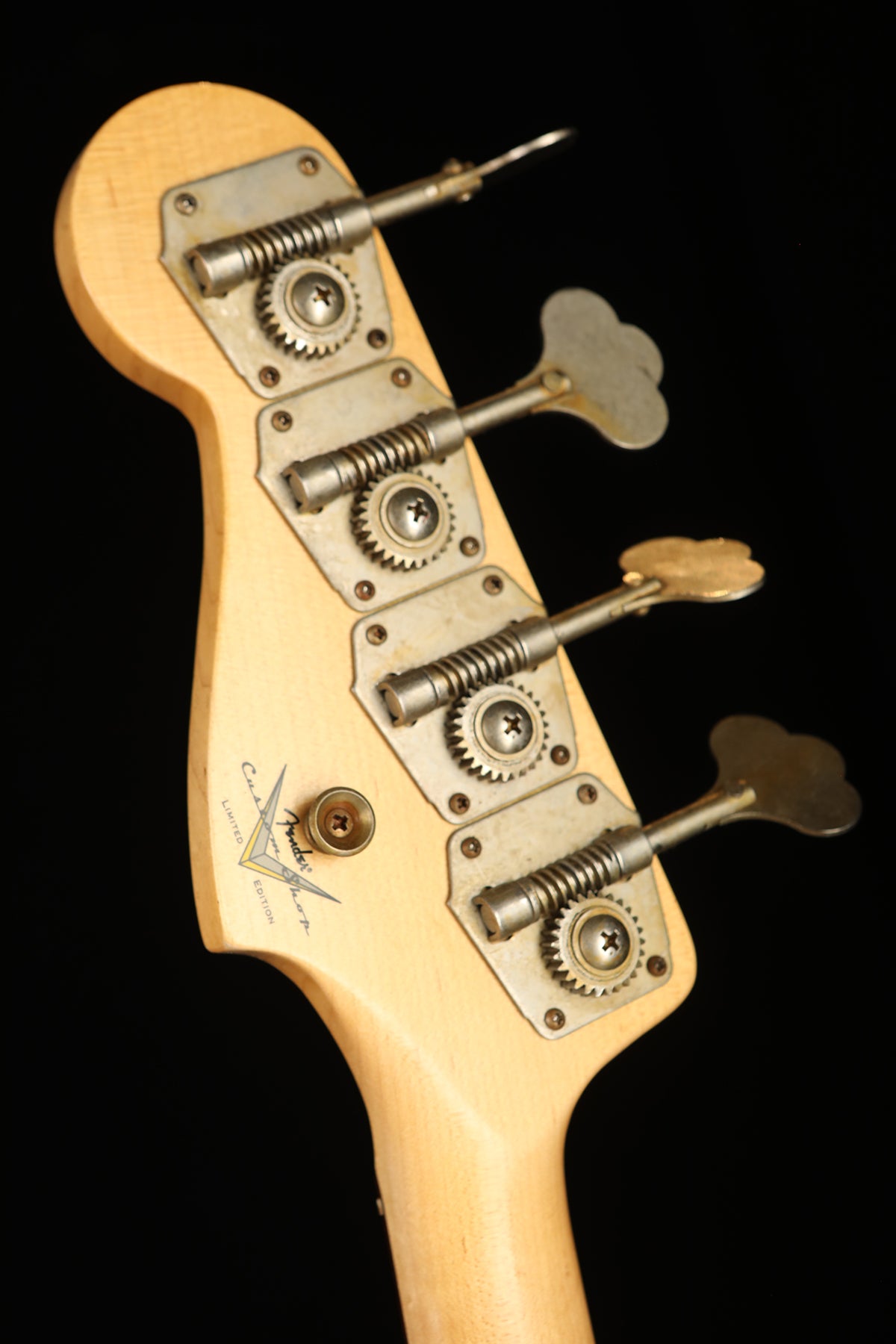 Fender Custom Shop LTD 64 Jazz Bass, Aged Fiesta Red, Journeyman Relic - Bass Centre Music Store Melbourne