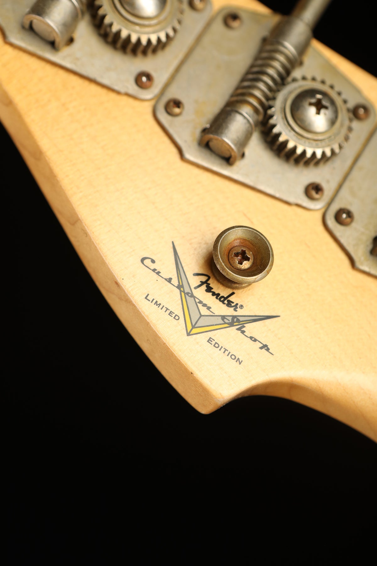 Fender Custom Shop LTD 64 Jazz Bass, Aged Fiesta Red, Journeyman Relic - Bass Centre Music Store Melbourne