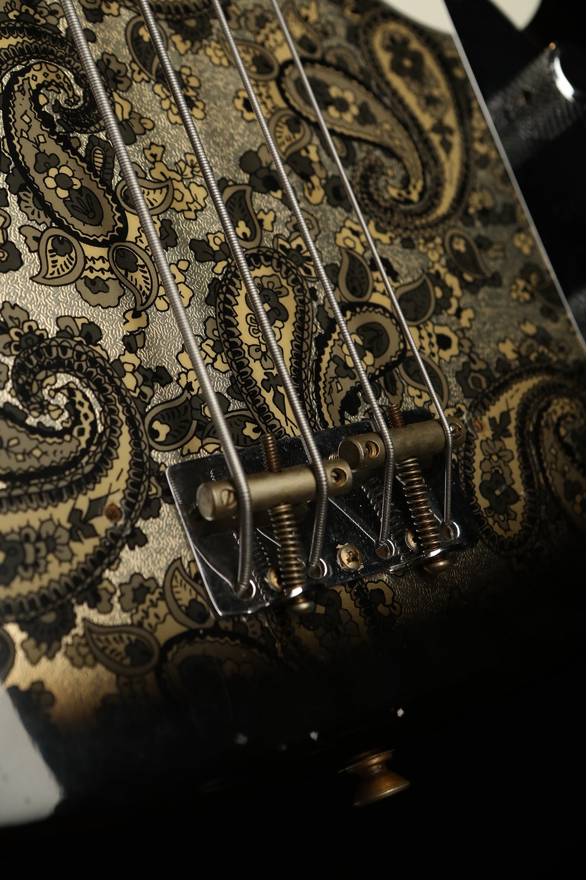 Fender Custom Shop Limited Edition &#39;54 Precision Bass® Journeyman Relic® Black Paisley - Bass Centre Music Store Melbourne