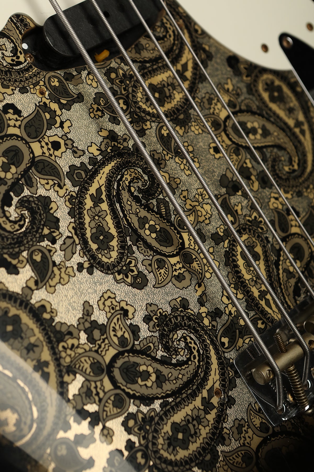 Fender Custom Shop Limited Edition &#39;54 Precision Bass® Journeyman Relic® Black Paisley - Bass Centre Music Store Melbourne