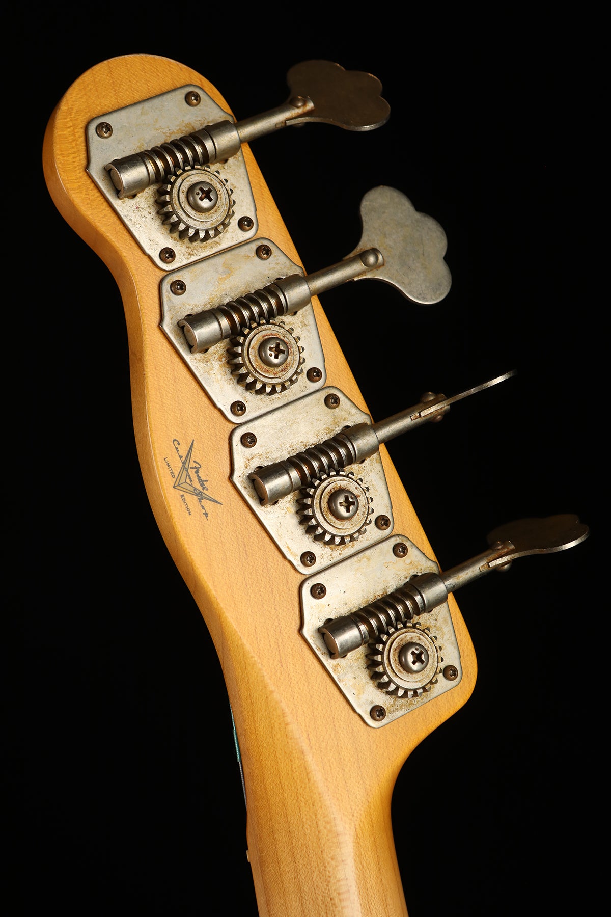 Fender Custom Shop Limited Edition &#39;54 Precision Bass® Journeyman Relic® Black Paisley - Bass Centre Music Store Melbourne