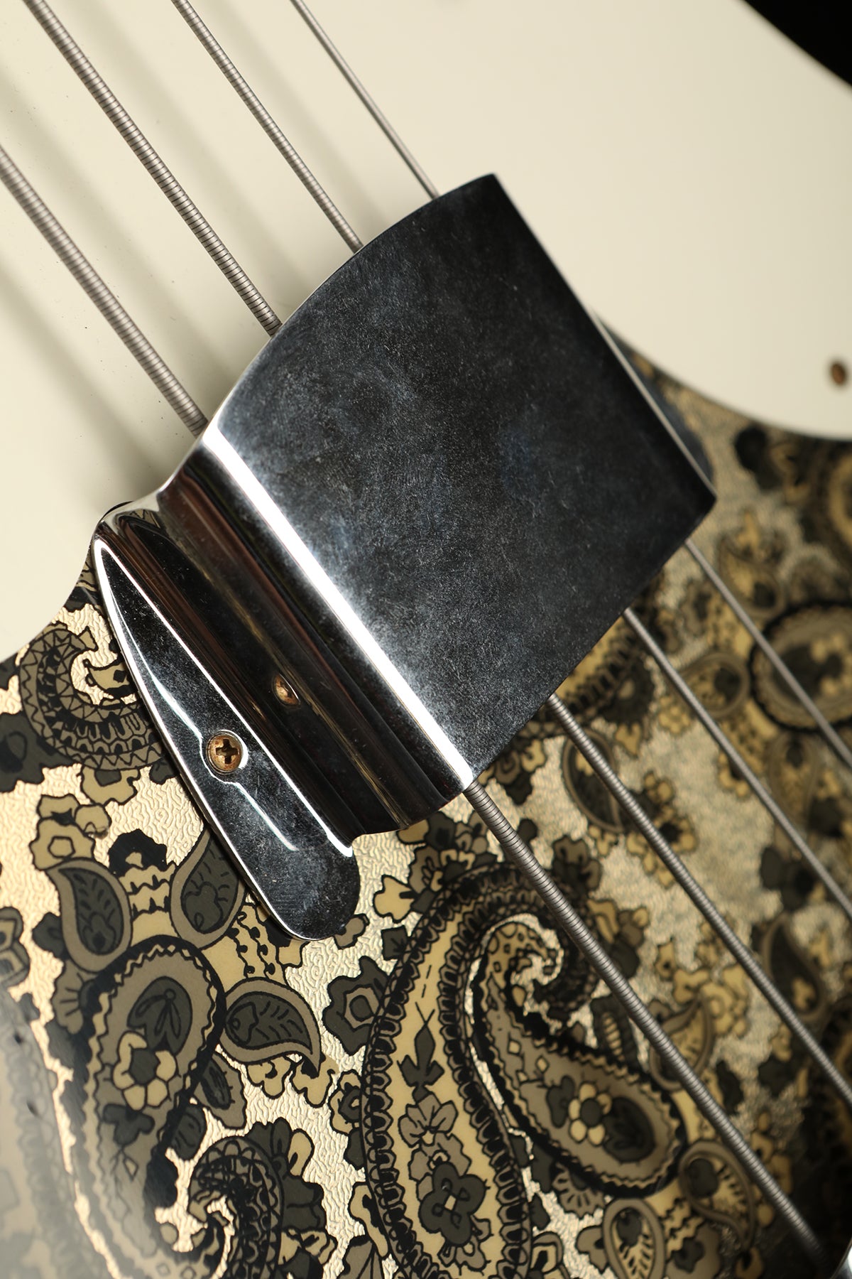 Fender Custom Shop Limited Edition &#39;54 Precision Bass® Journeyman Relic® Black Paisley - Bass Centre Music Store Melbourne