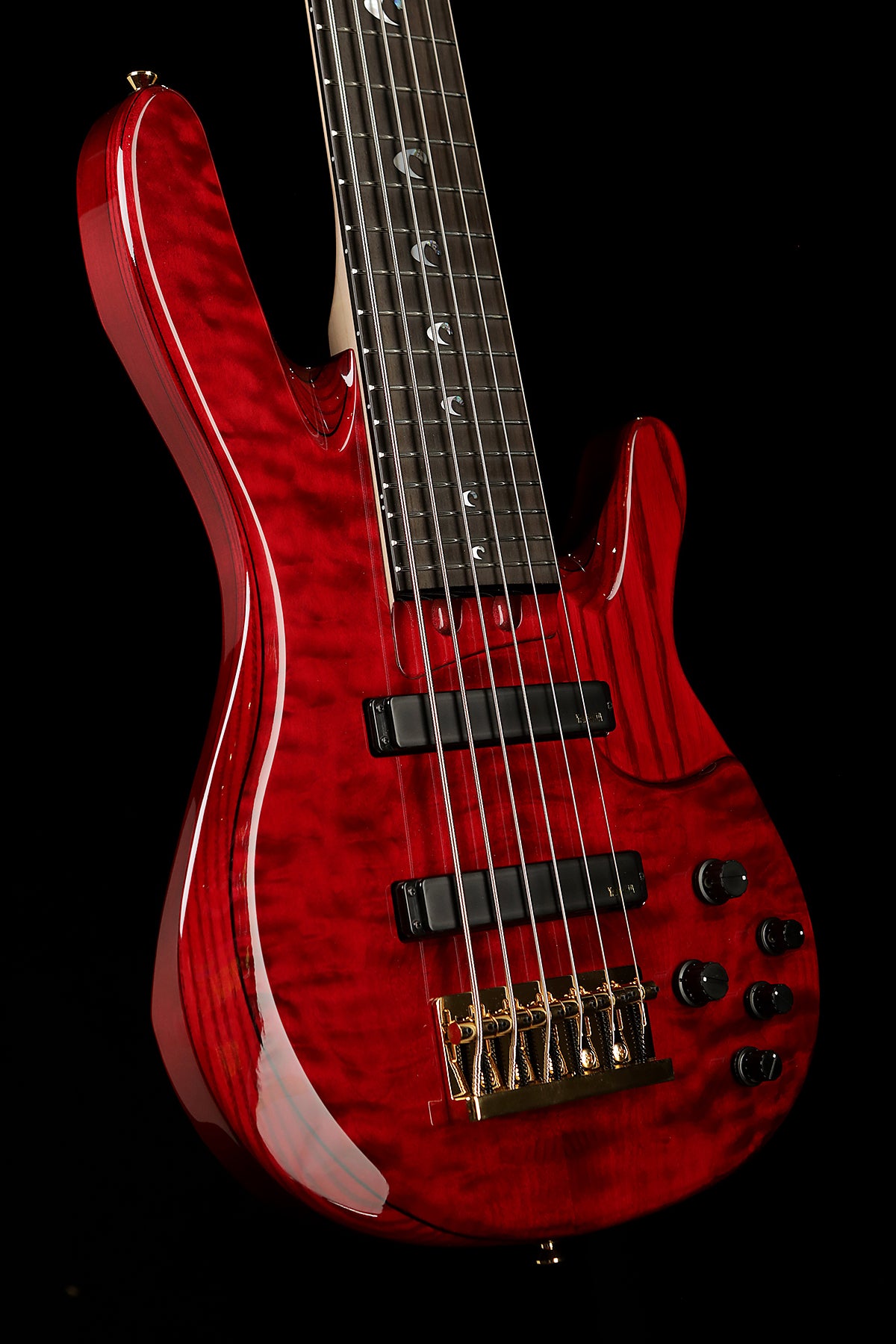 Yamaha TRB JP2 John Patitucci 6 String Bass Trans Red - Bass Centre Music Store Melbourne