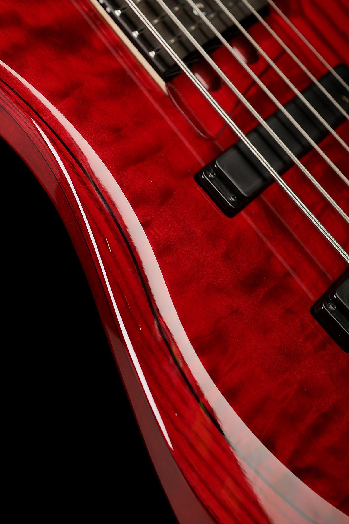 Yamaha TRB JP2 John Patitucci 6 String Bass Trans Red - Bass Centre Music Store Melbourne