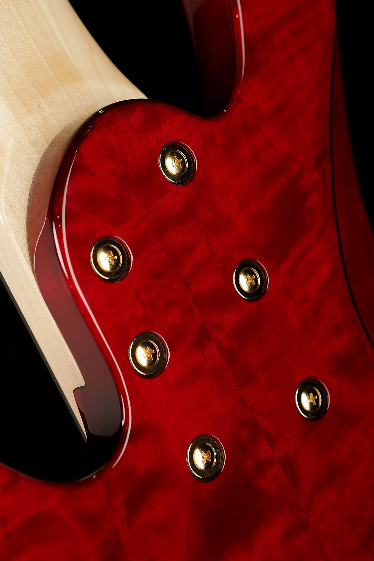 Yamaha TRB JP2 John Patitucci 6 String Bass Trans Red - Bass Centre Music Store Melbourne