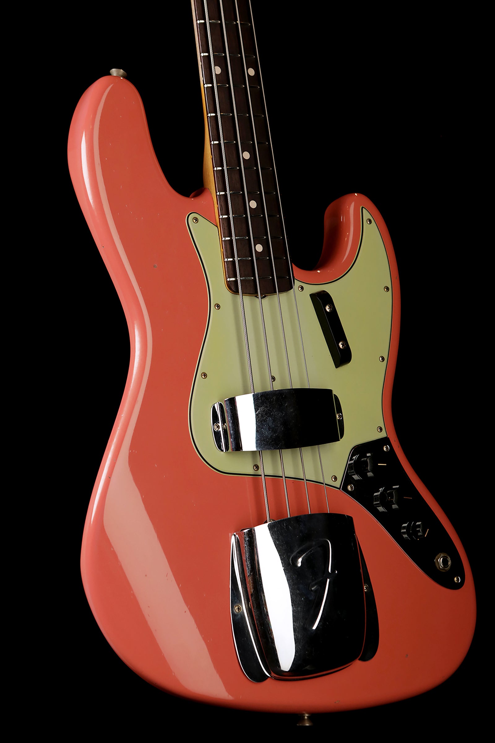 Fender Custom Shop Jazz 1964 Journeyman Relic Tahitian Coral - Bass Centre Music Store Melbourne