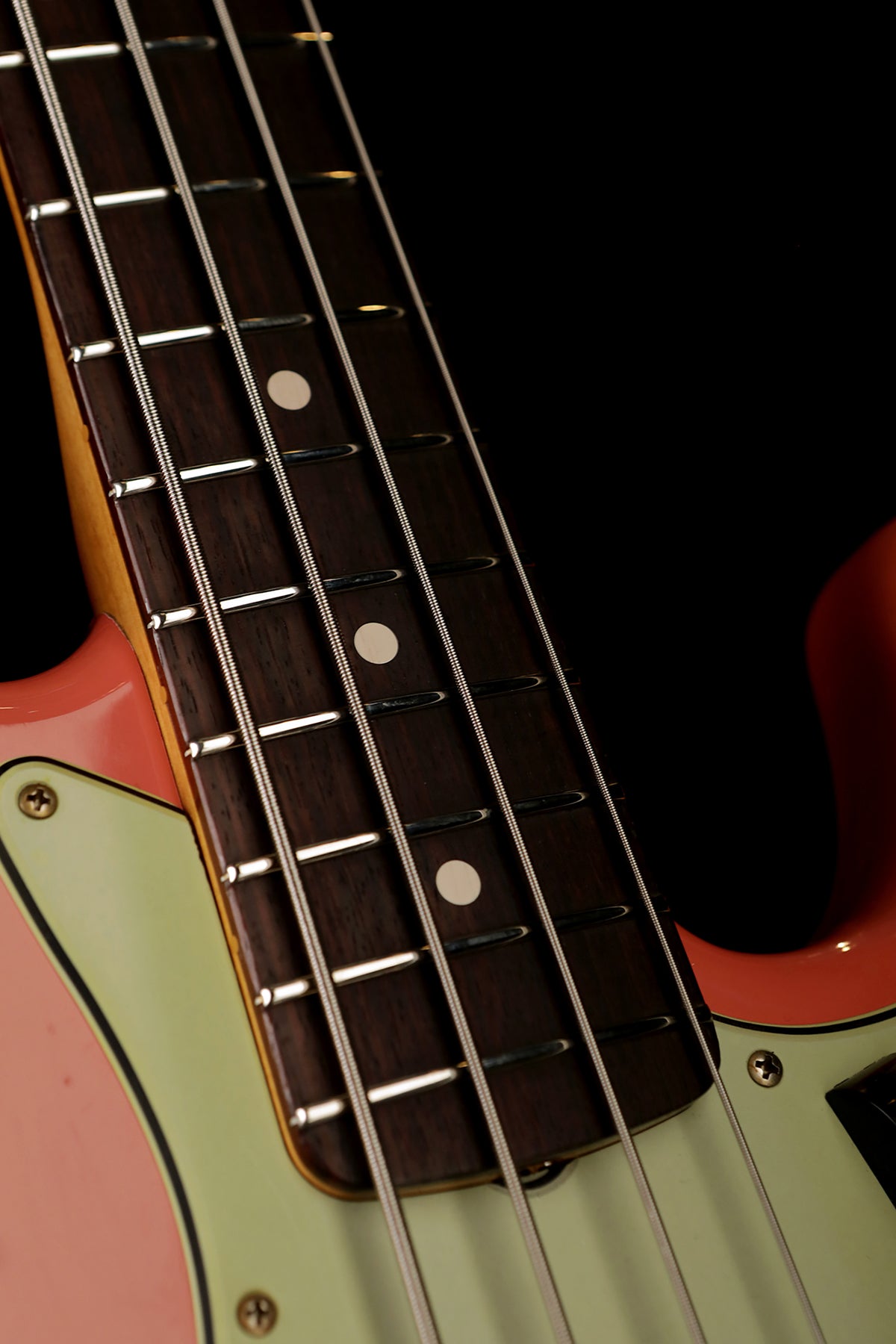 Fender Custom Shop Jazz 1964 Journeyman Relic Tahitian Coral - Bass Centre Music Store Melbourne