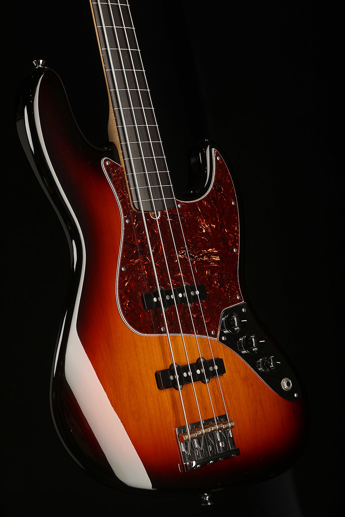 Preloved 2013 Fender American Standard Fretless Jazz 3TSB