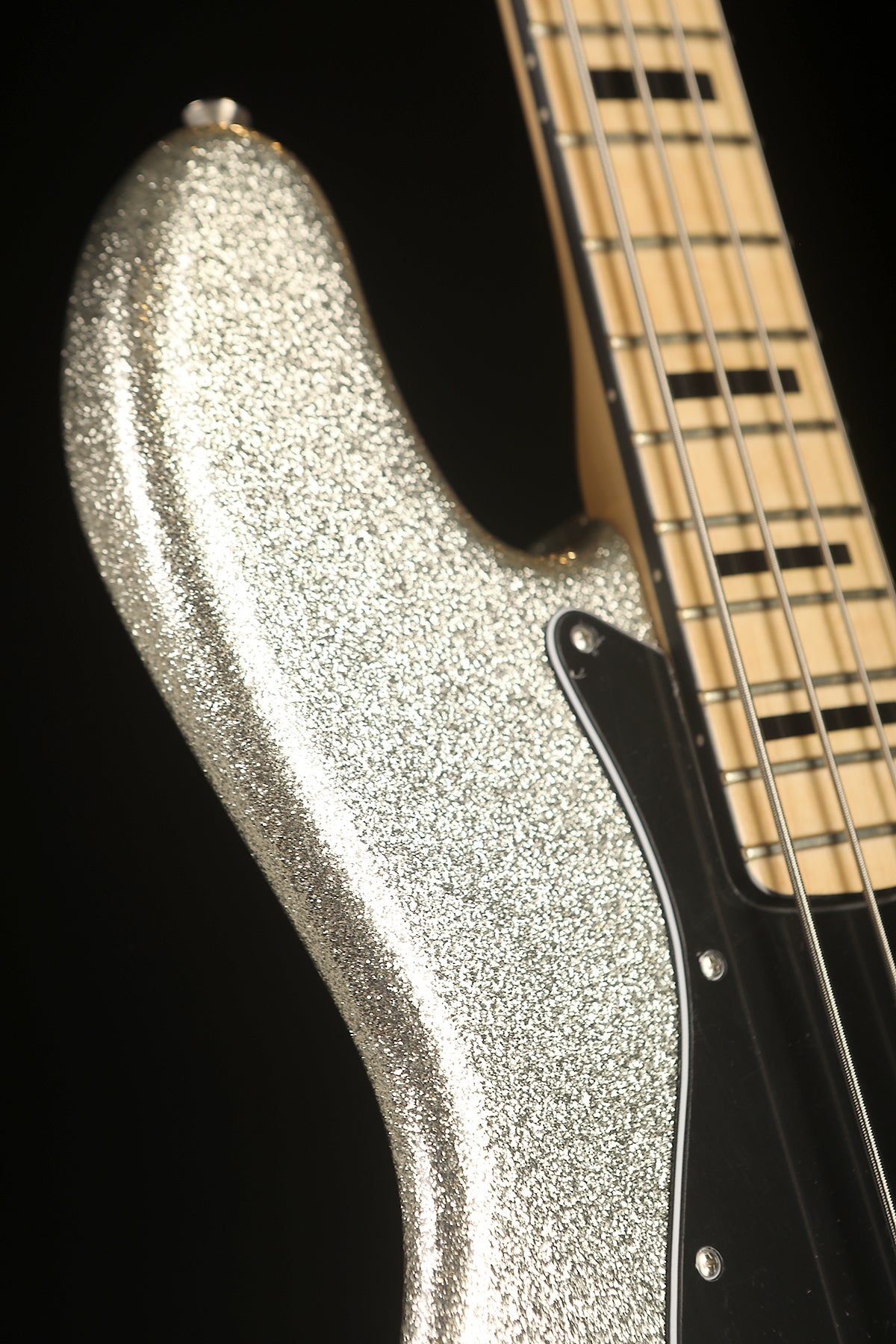 Fender Mikey Way Jazz, Limited Edition Silver Sparkle - Bass Centre Music Store Melbourne