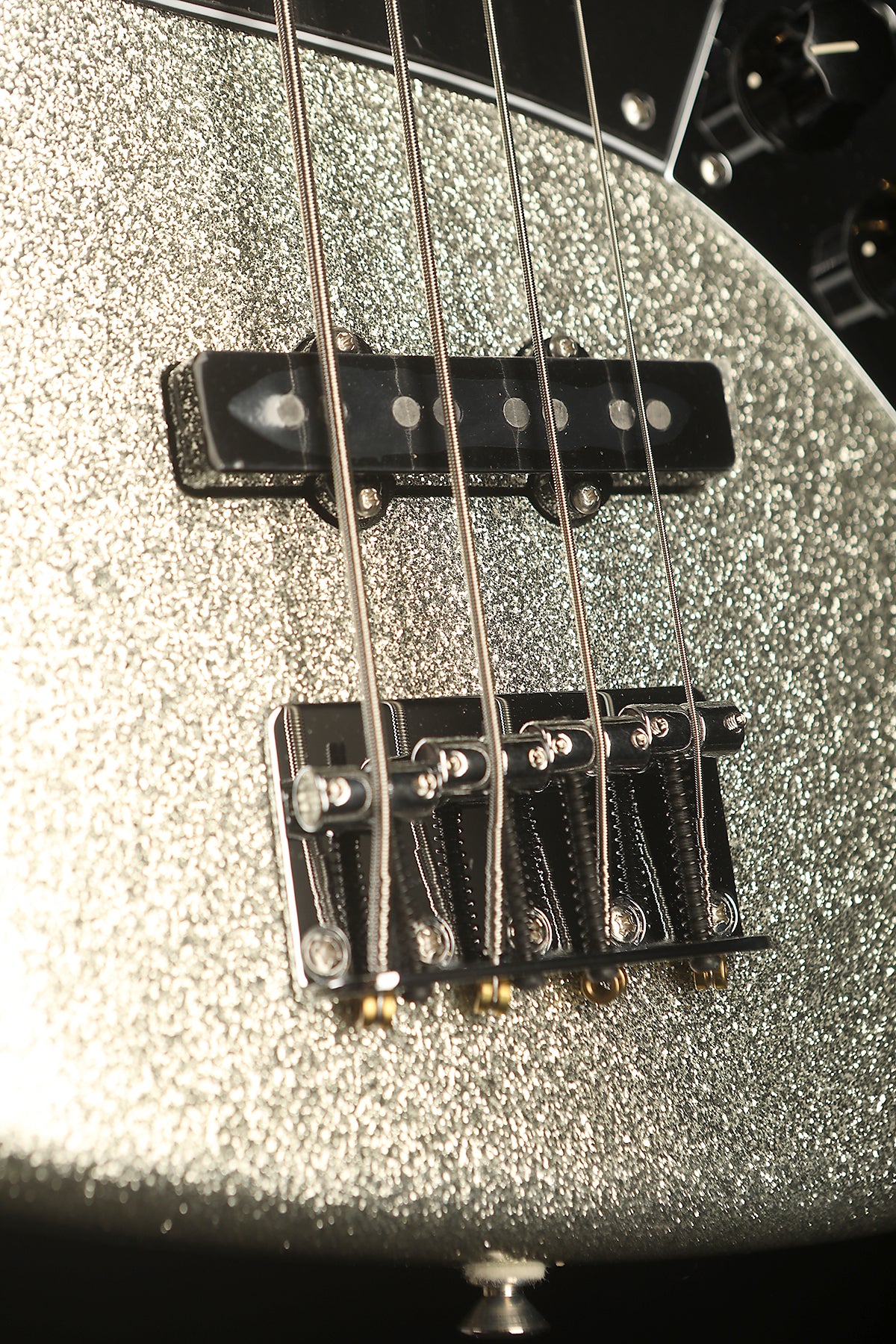 Fender Mikey Way Jazz, Limited Edition Silver Sparkle - Bass Centre Music Store Melbourne