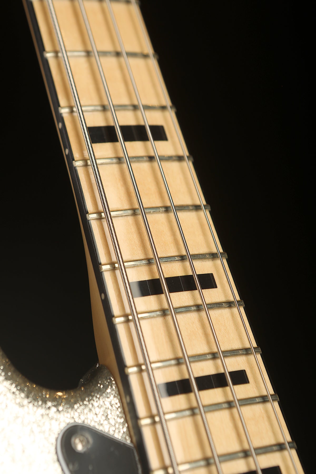 Fender Mikey Way Jazz, Limited Edition Silver Sparkle - Bass Centre Music Store Melbourne