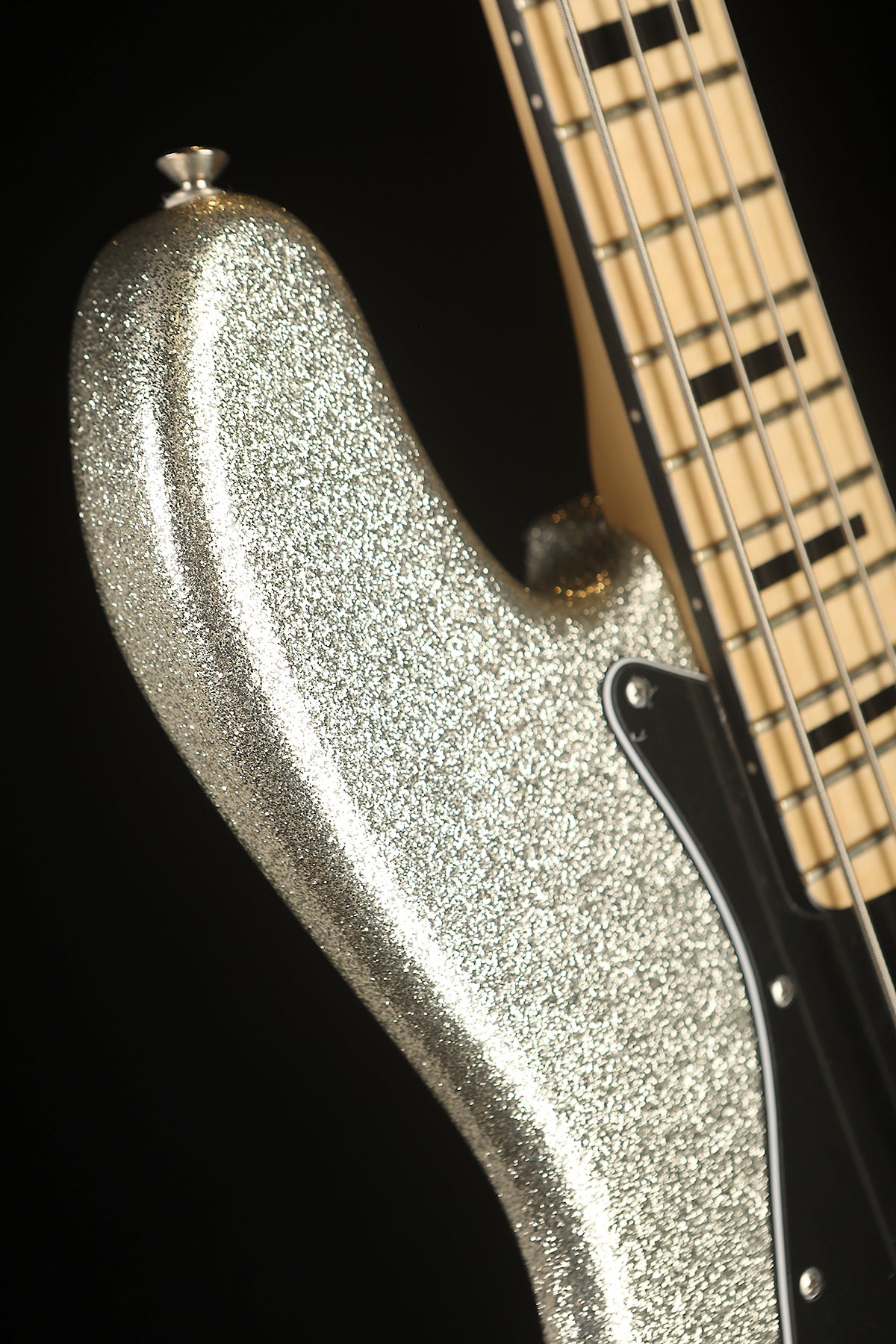 Fender Mikey Way Jazz, Limited Edition Silver Sparkle - Bass Centre Music Store Melbourne