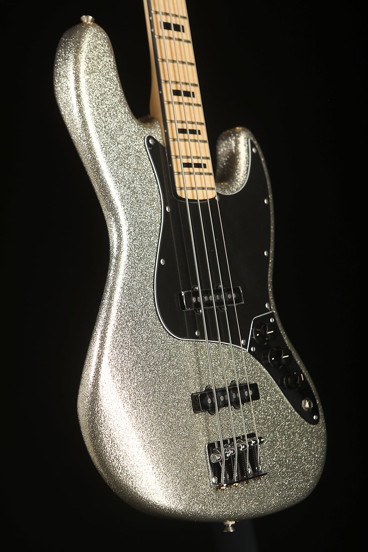Fender Mikey Way Jazz, Limited Edition Silver Sparkle - Bass Centre Music Store Melbourne