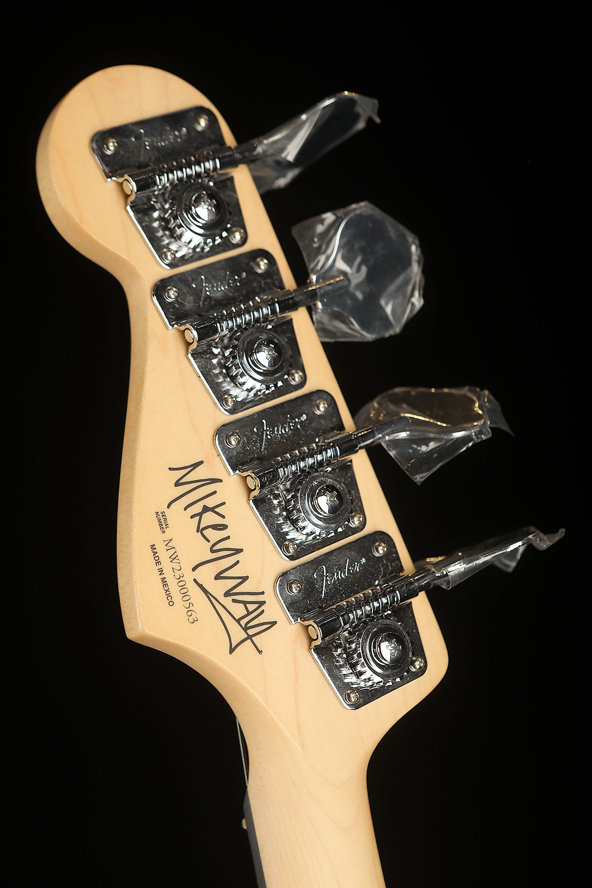 Fender Mikey Way Jazz, Limited Edition Silver Sparkle - Bass Centre Music Store Melbourne