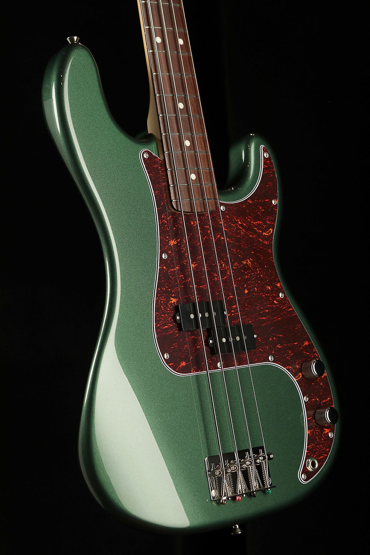 Fender Japan Traditional 60's Precision Sherwood Green w/shell guard