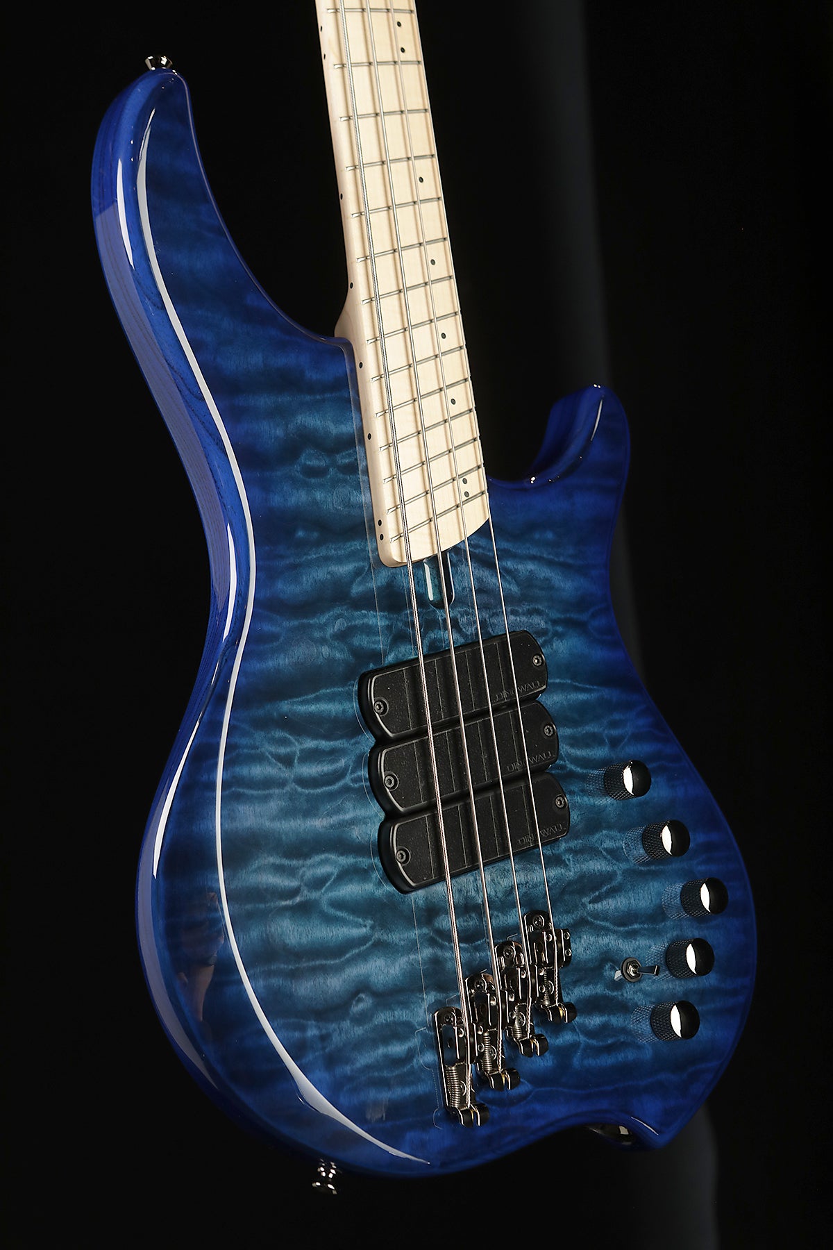Dingwall Combustion 4 Quilt Top 3X Indigo Burst - Bass Centre Music Store Melbourne