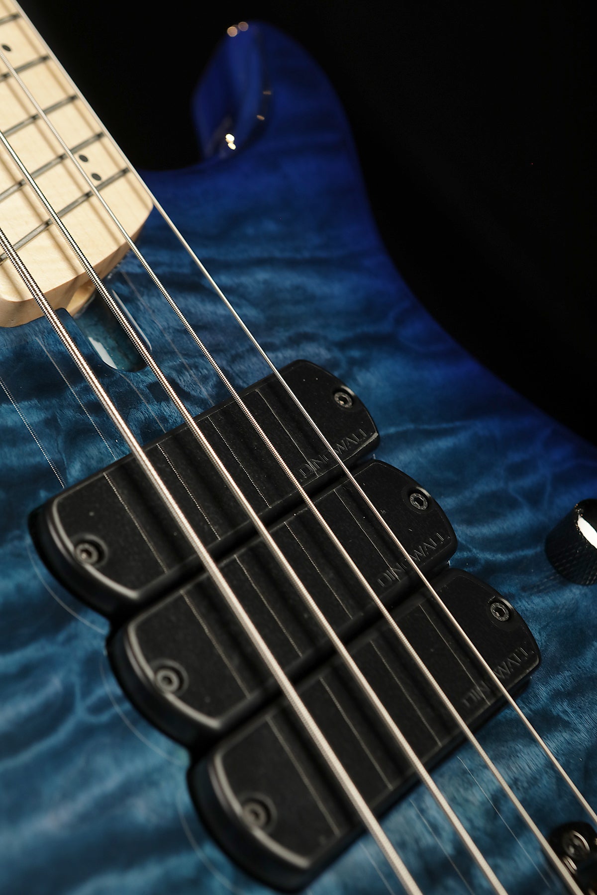 Dingwall Combustion 4 Quilt Top 3X Indigo Burst - Bass Centre Music Store Melbourne