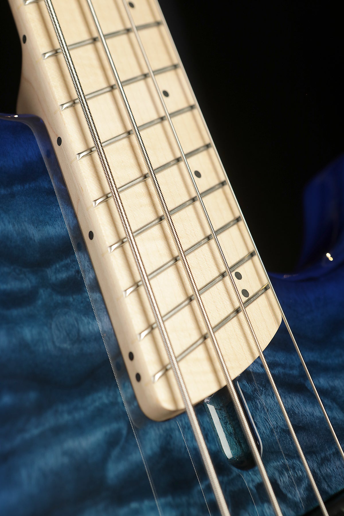 Dingwall Combustion 4 Quilt Top 3X Indigo Burst - Bass Centre Music Store Melbourne