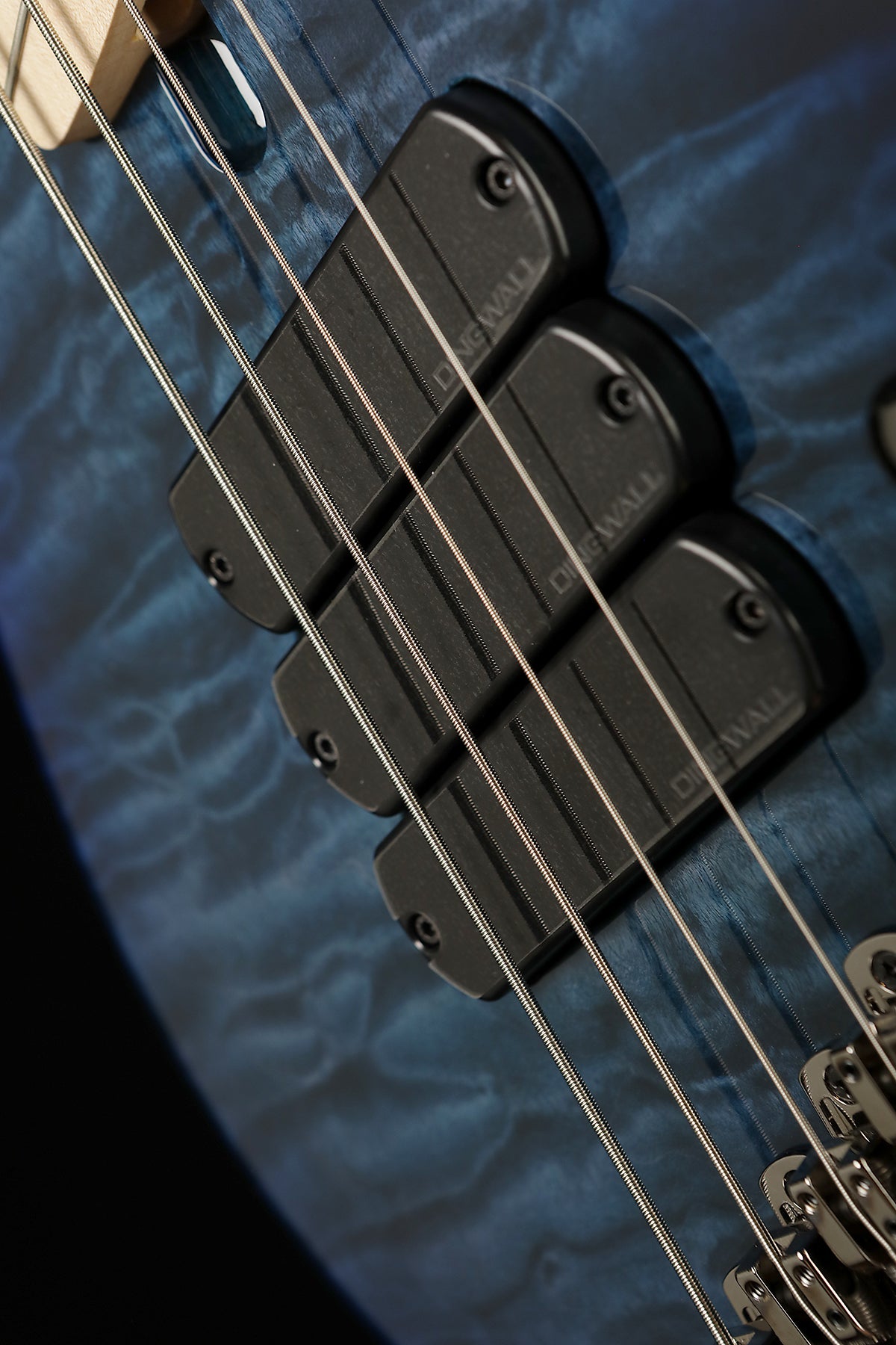 Dingwall Combustion 4 Quilt Top 3X Indigo Burst - Bass Centre Music Store Melbourne