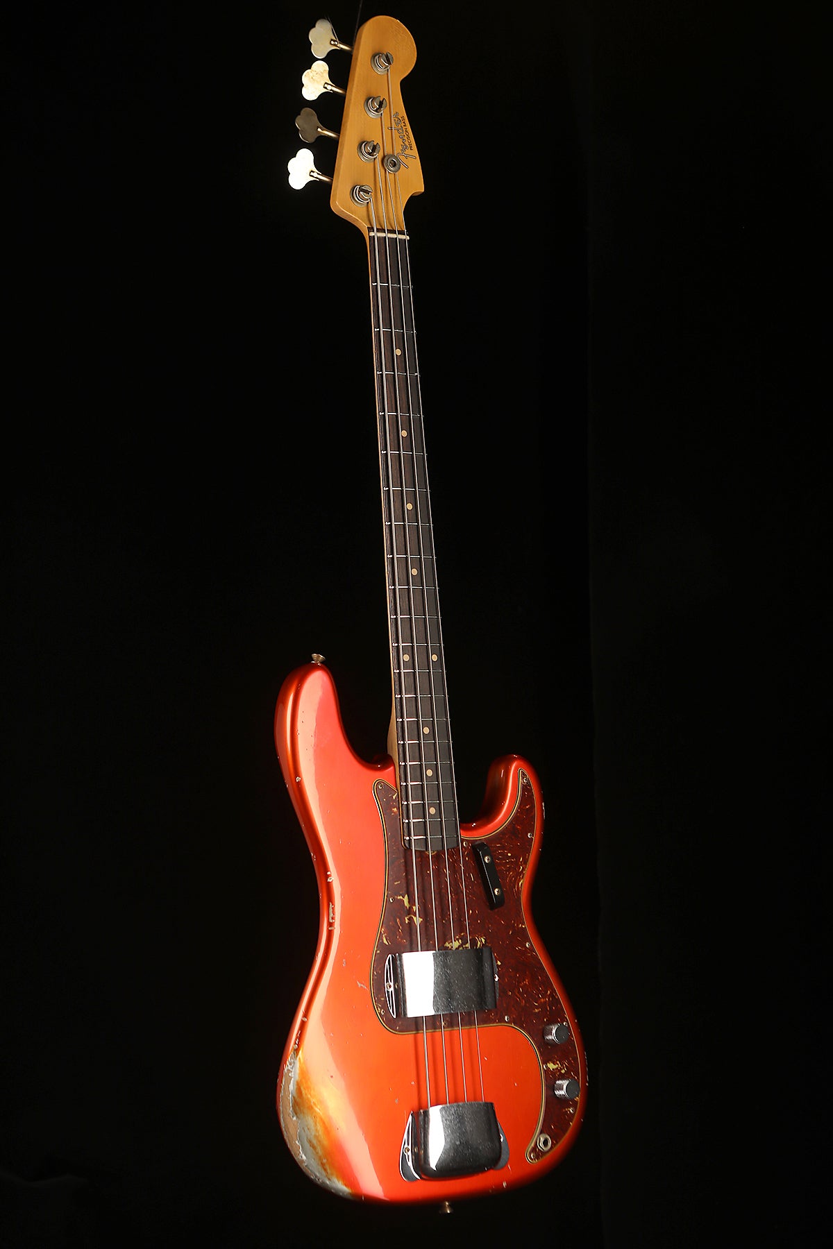 Fender Custom Shop 64 Precision Bass Candy Tangerine - Bass Centre Music Store Melbourne