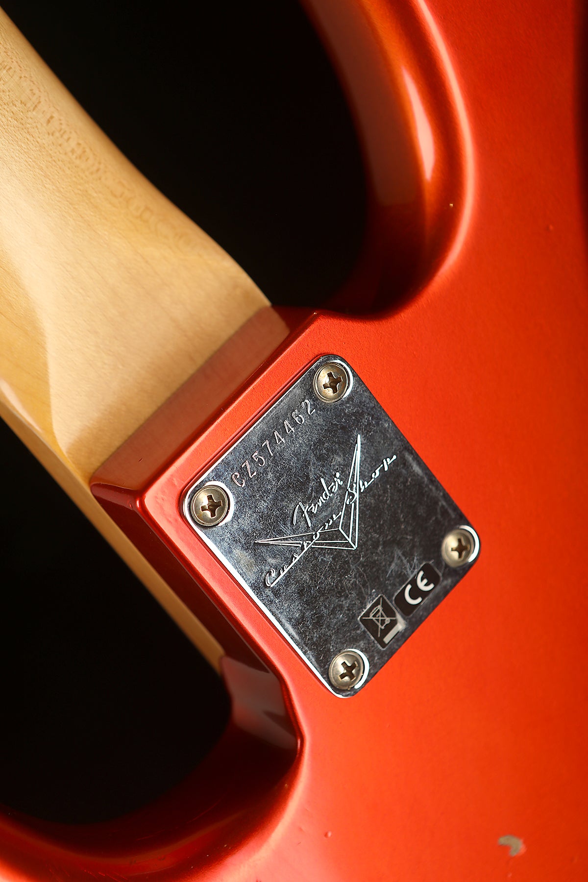 Fender Custom Shop 64 Precision Bass Candy Tangerine - Bass Centre Music Store Melbourne