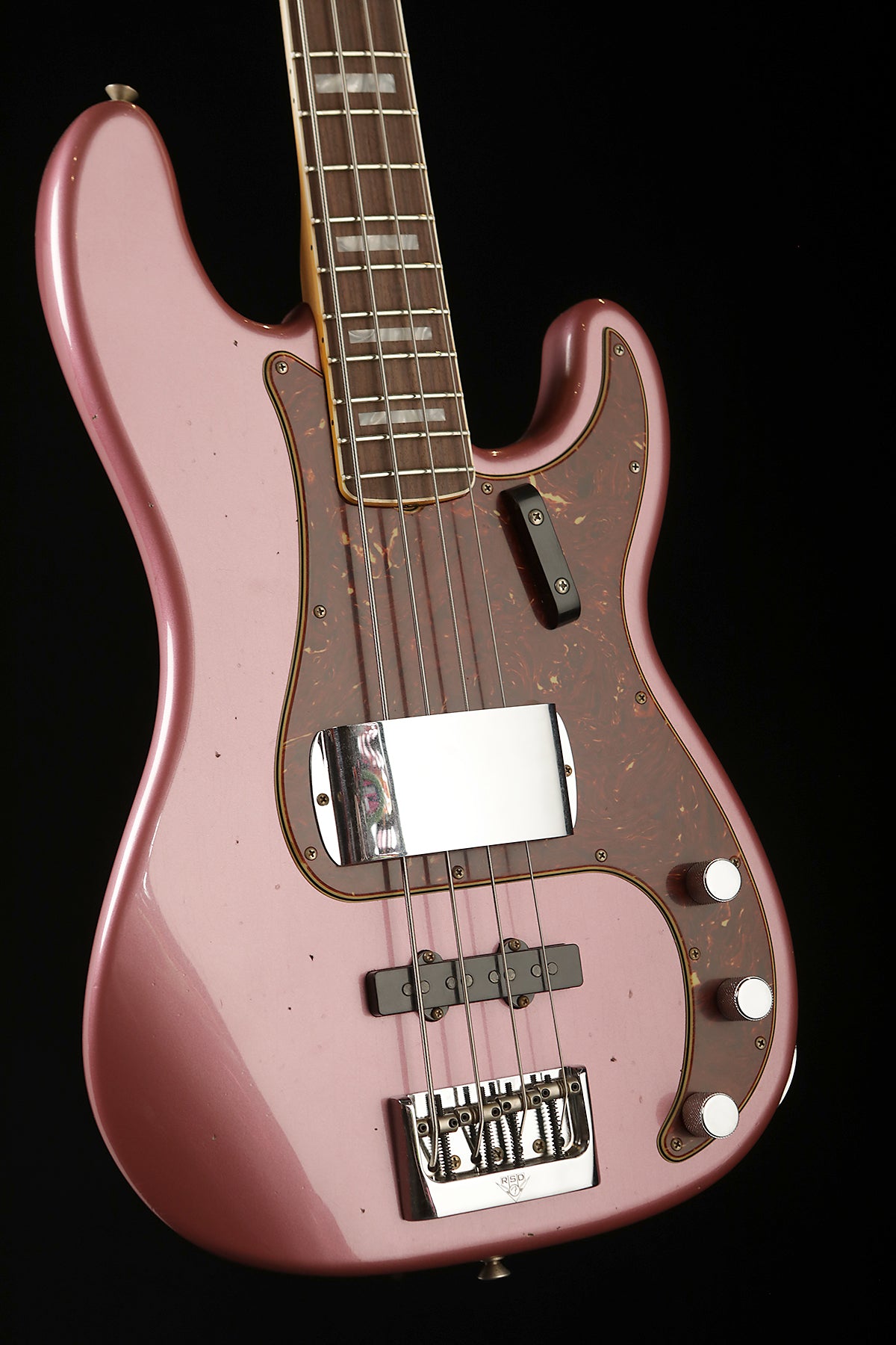 Fender Custom Shop Ltd Ed P Bass Special Journeyman Relic Burgandy Mist Metallic - Bass Centre Music Store Melbourne