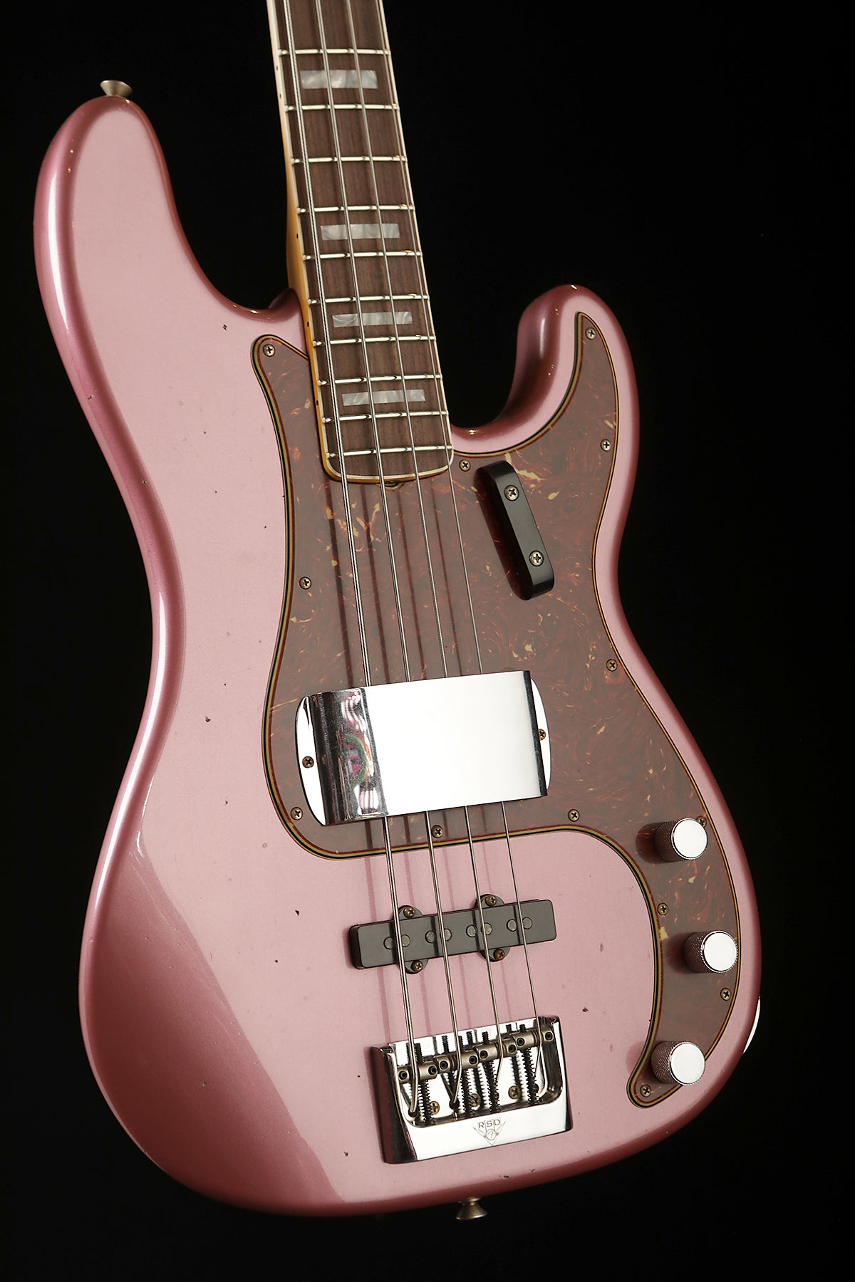 Fender Custom Shop Ltd Ed P Bass Special Journeyman Relic Burgandy Mist Metallic