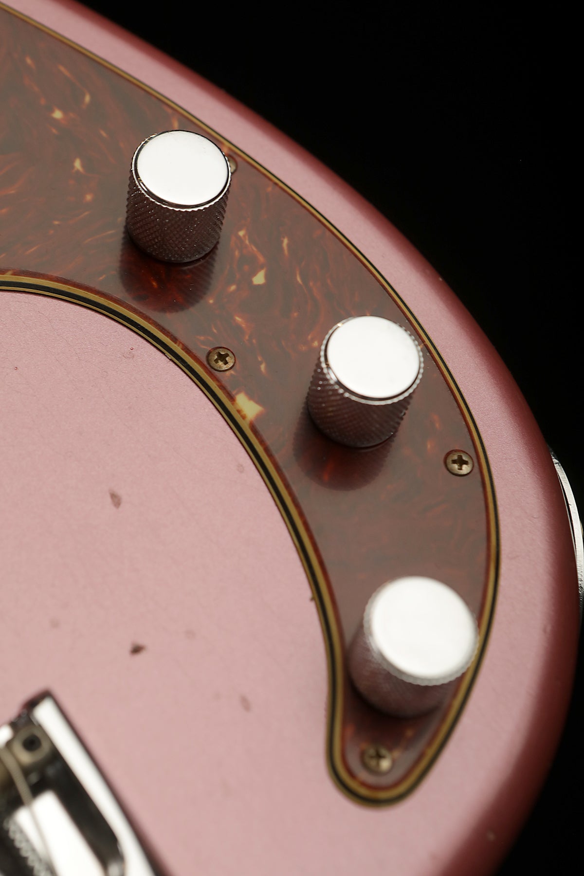 Fender Custom Shop Ltd Ed P Bass Special Journeyman Relic Burgandy Mist Metallic - Bass Centre Music Store Melbourne