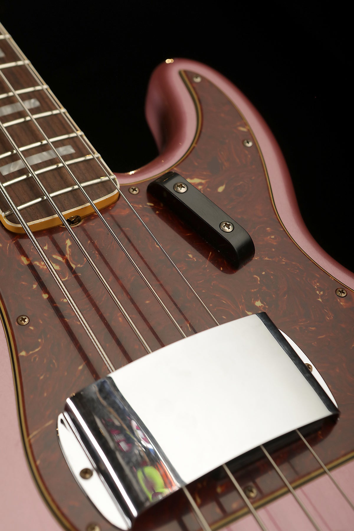Fender Custom Shop Ltd Ed P Bass Special Journeyman Relic Burgandy Mist Metallic - Bass Centre Music Store Melbourne