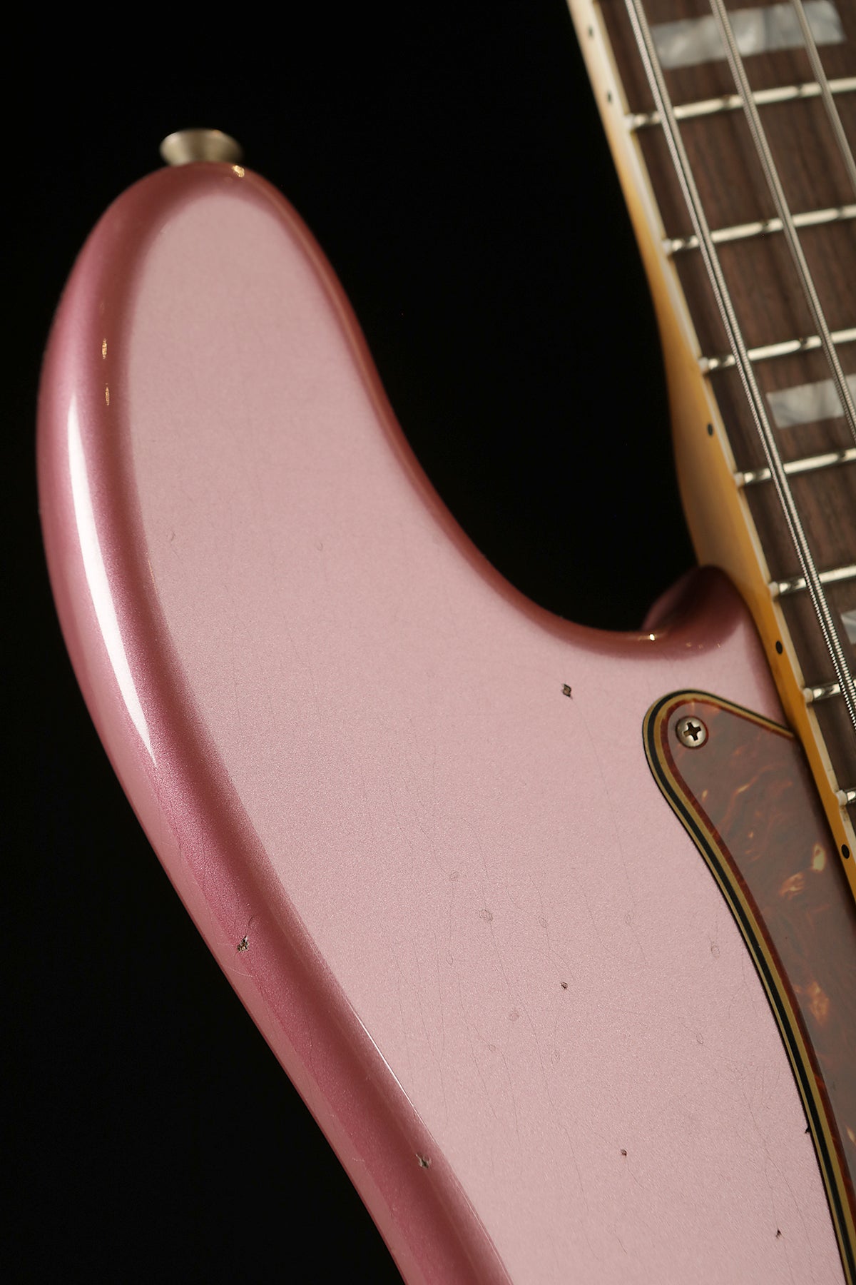 Fender Custom Shop Ltd Ed P Bass Special Journeyman Relic Burgandy Mist Metallic - Bass Centre Music Store Melbourne