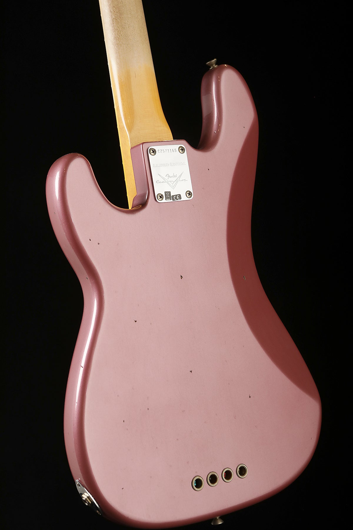 Fender Custom Shop Ltd Ed P Bass Special Journeyman Relic Burgandy Mist Metallic - Bass Centre Music Store Melbourne