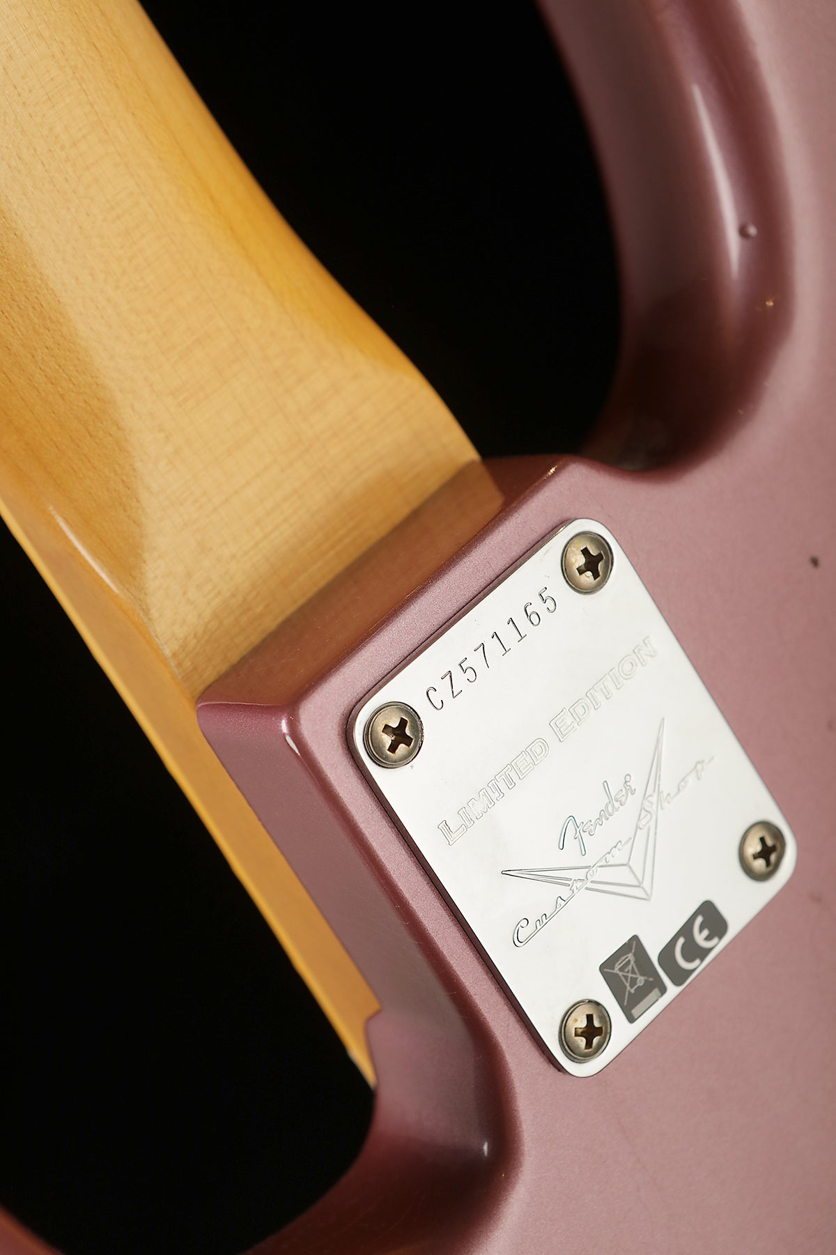 Fender Custom Shop Ltd Ed P Bass Special Journeyman Relic Burgandy Mist Metallic - Bass Centre Music Store Melbourne