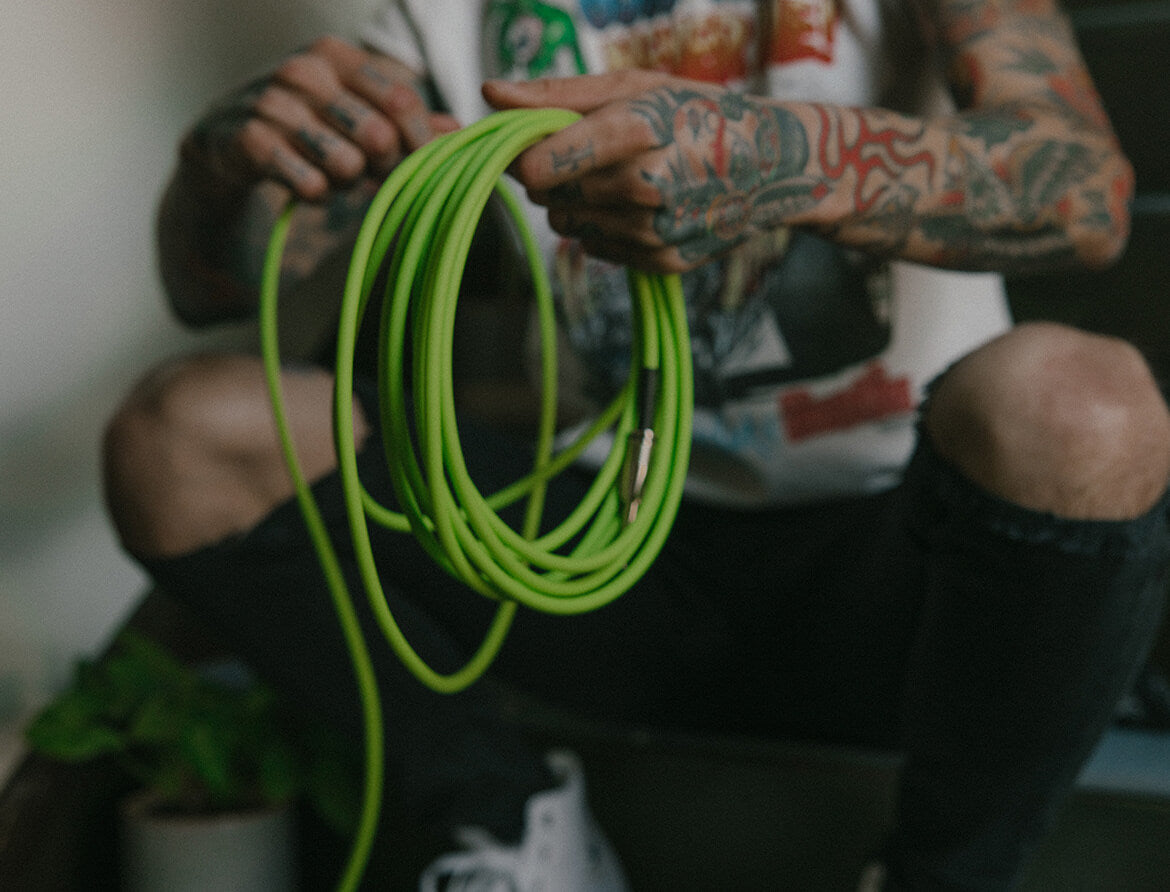 Ernie Ball FLEX CABLE STRAIGHT/STRAIGHT 10FT - Bass Centre Music Store Melbourne