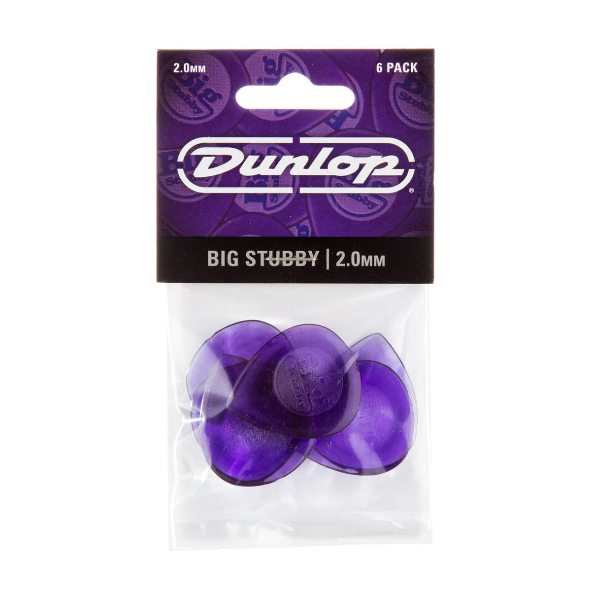 Dunlop Big Stubby Picks 6 Pack - Bass Centre Music Store Melbourne