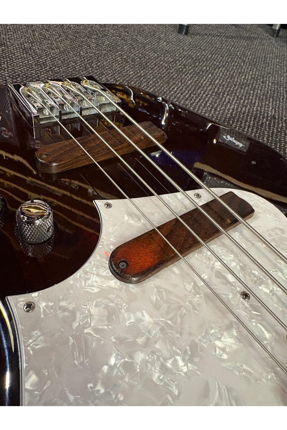 Preloved Xotic JPN XJ 1T 4 String Transparent Wine