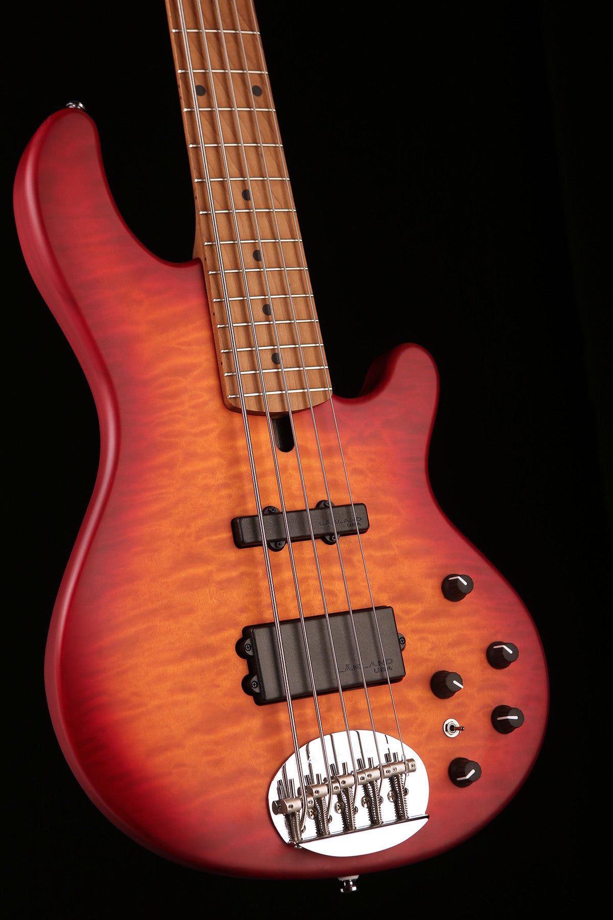 Lakland Skyline 55-02 Deluxe Satin Cherry Burst - Bass Centre Music Store Melbourne