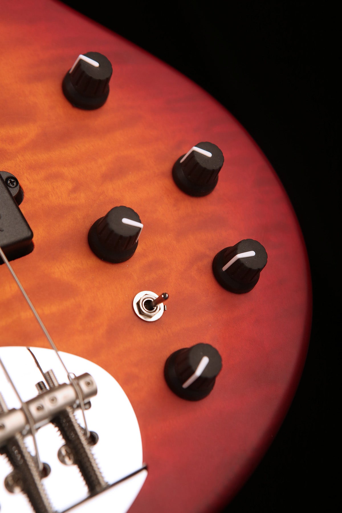 Lakland Skyline 55-02 Deluxe Satin Cherry Burst - Bass Centre Music Store Melbourne